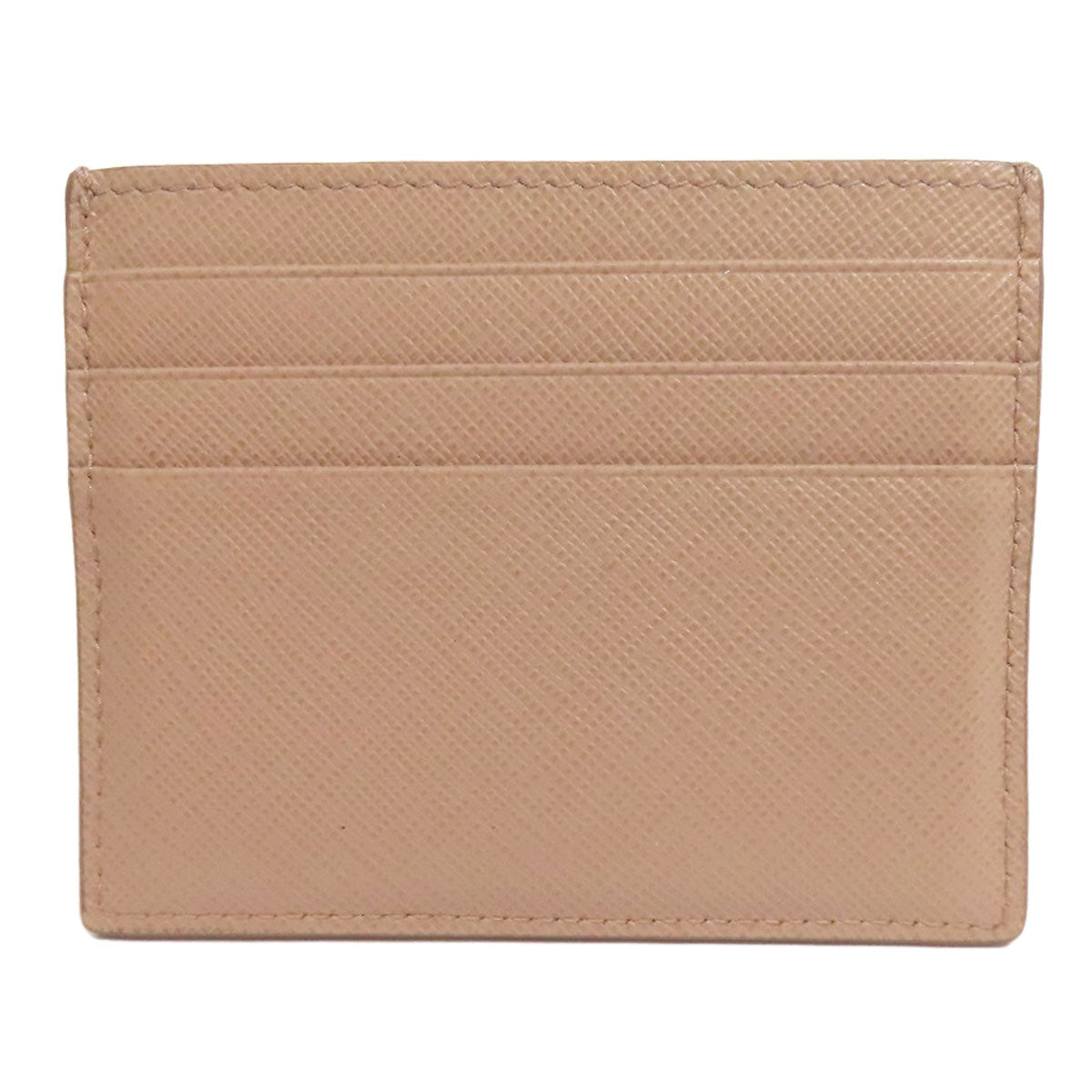 PRADA Card Case 1MC025 Safiano beige Lip Spider