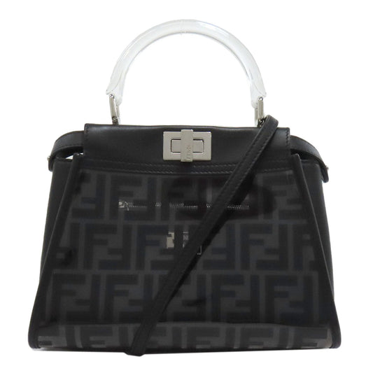 FENDI Handbag Plastics black Peekaboo Mini 2WAY