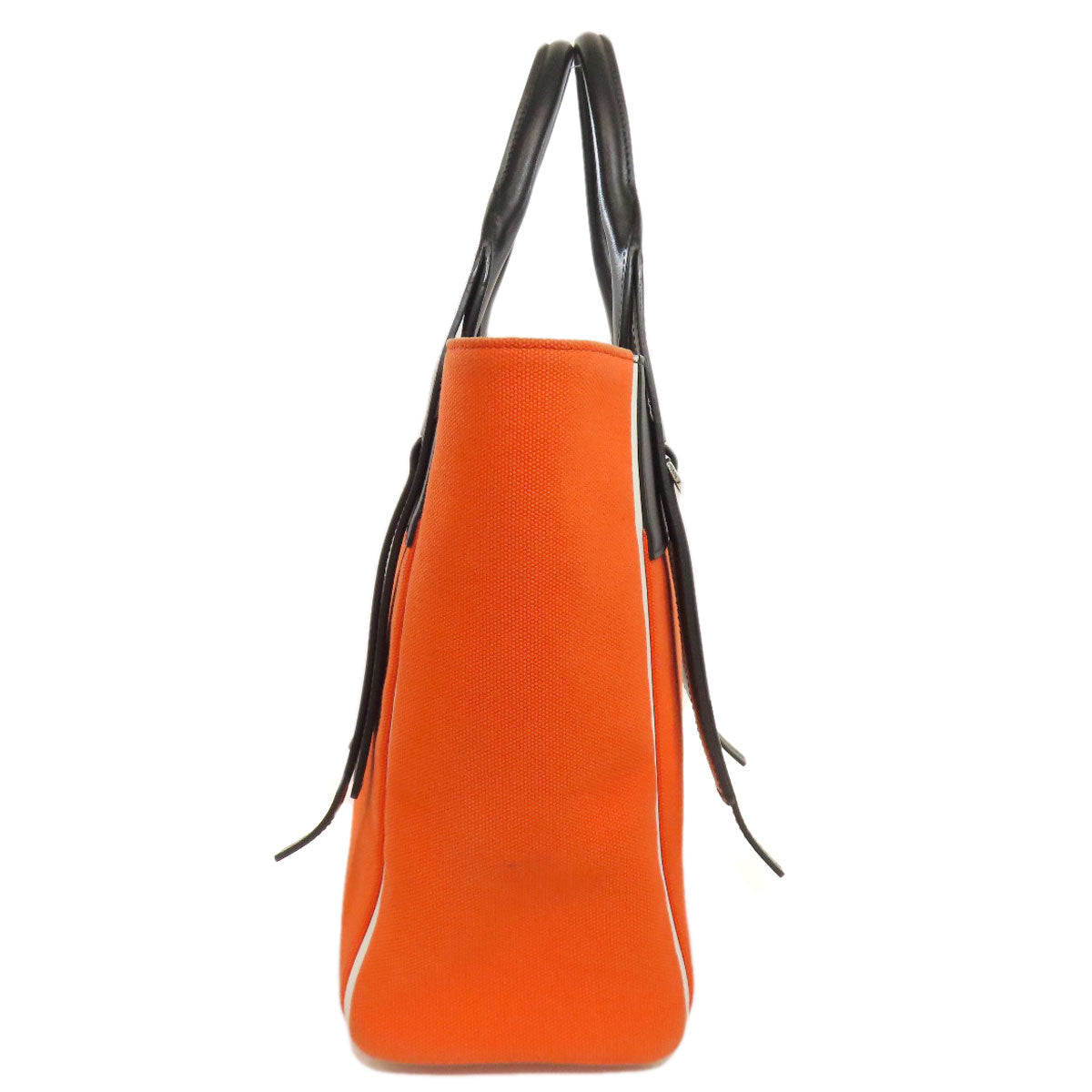 PRADA Handbag canvas Orange Ouverture
