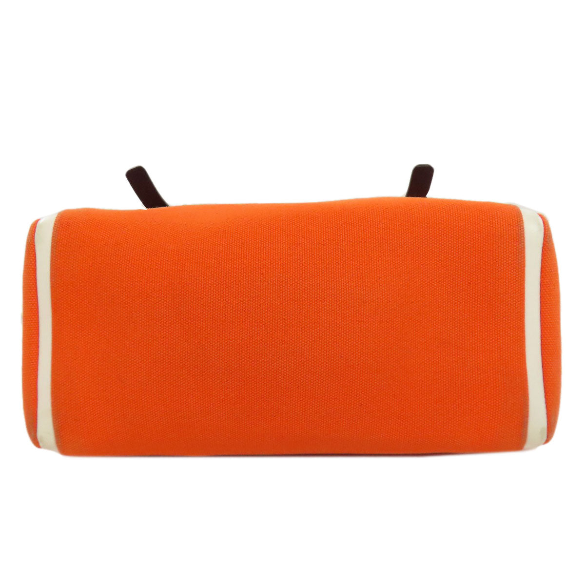 PRADA Handbag canvas Orange Ouverture