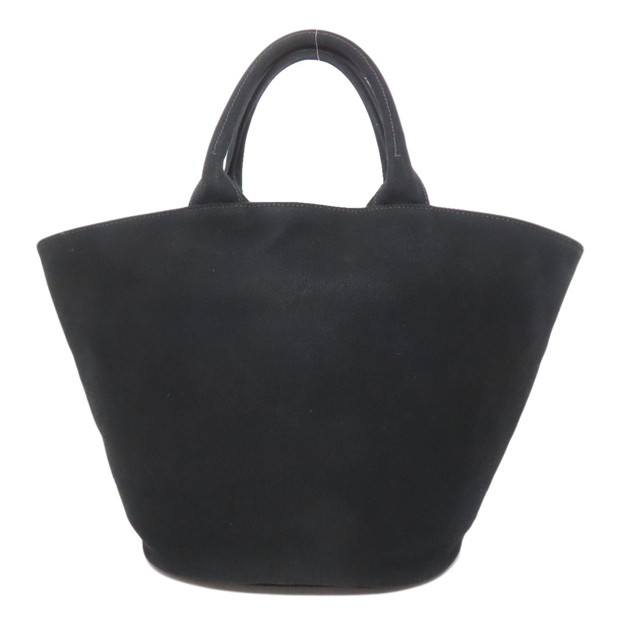 PRADA Tote Bag canvas black Canapa