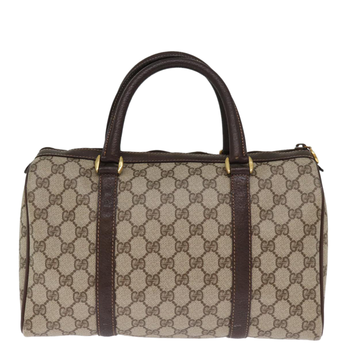 Gucci Leather Canvas Handbag