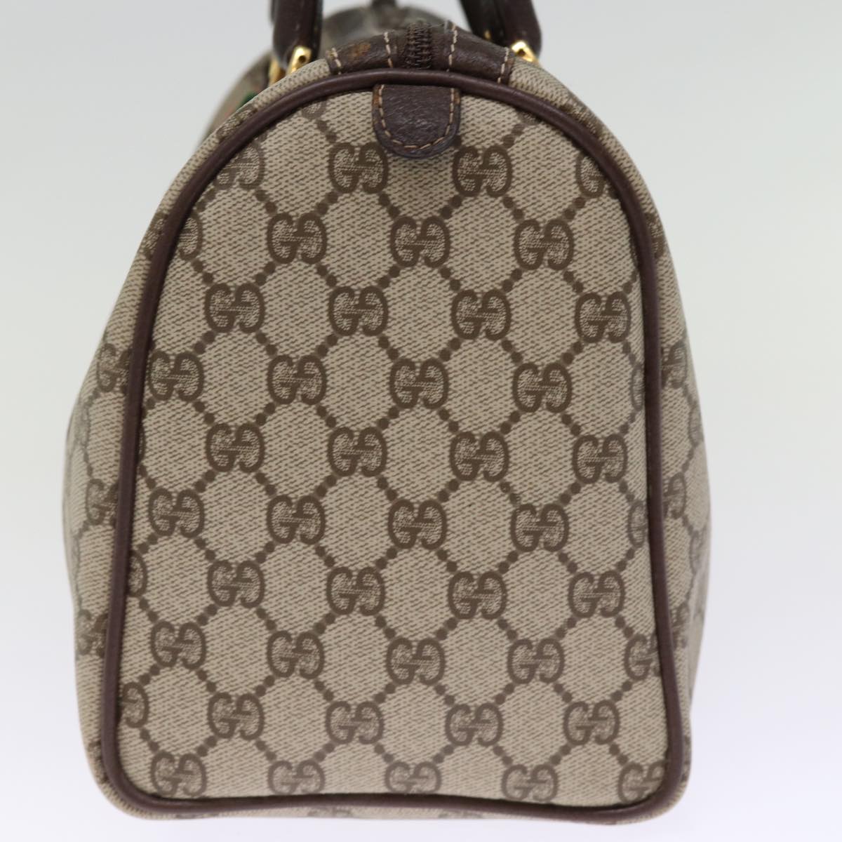 Gucci Leather Canvas Handbag