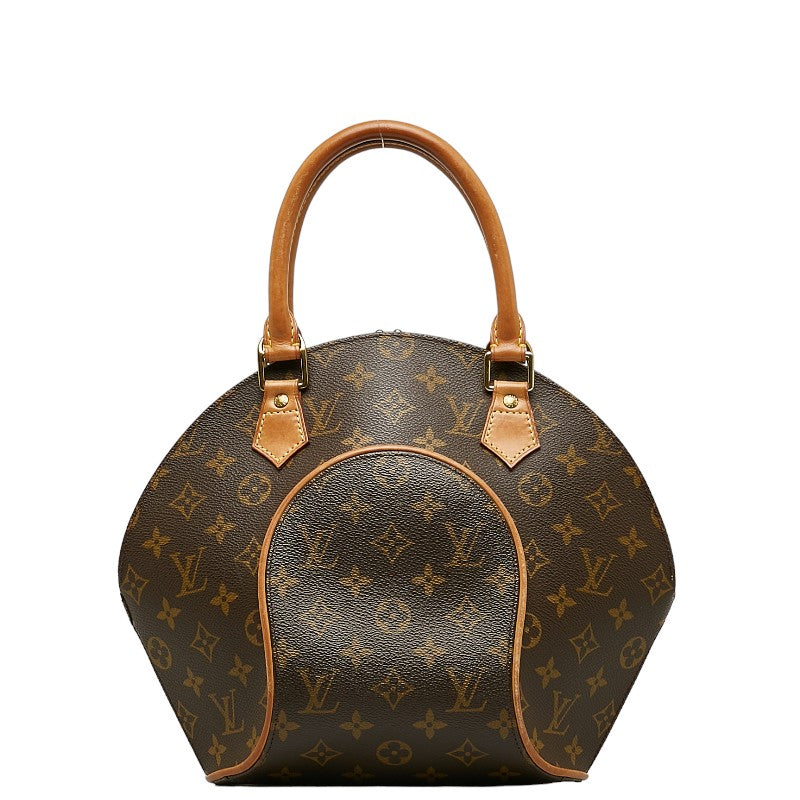 Louis Vuitton Monogram Elipse PM Handbag Brown PVC Leather Louis Vuitton