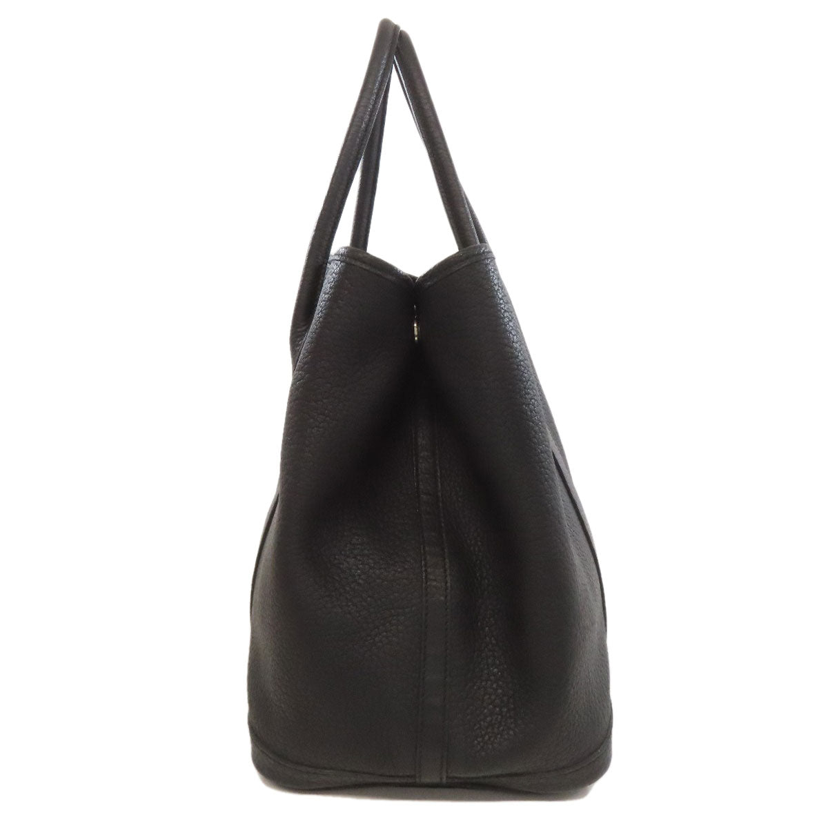 HERMES Tote Bag Negonda black Garden Party PM SilverMetal
