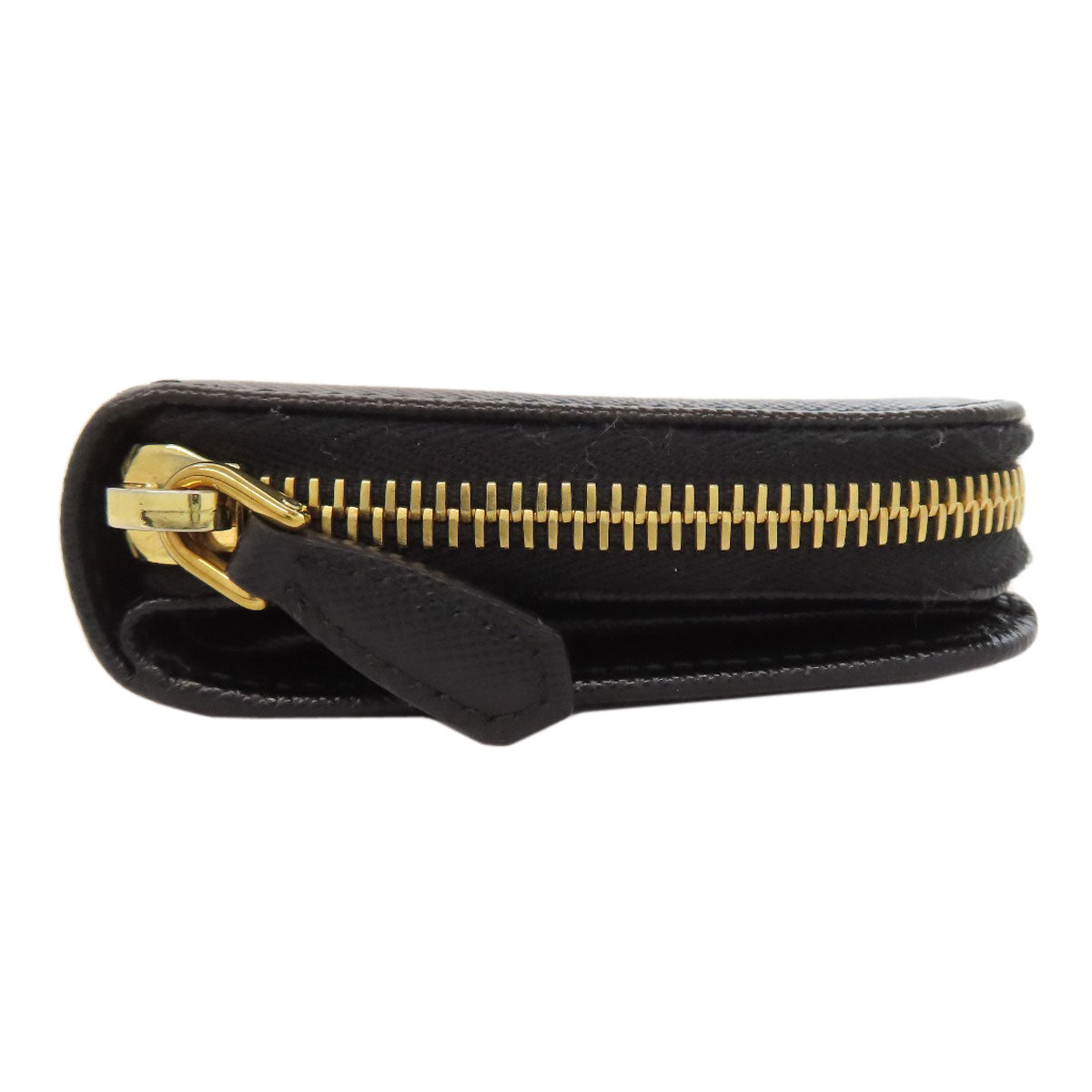 PRADA Bifold Wallet Safiano black Zip wallet