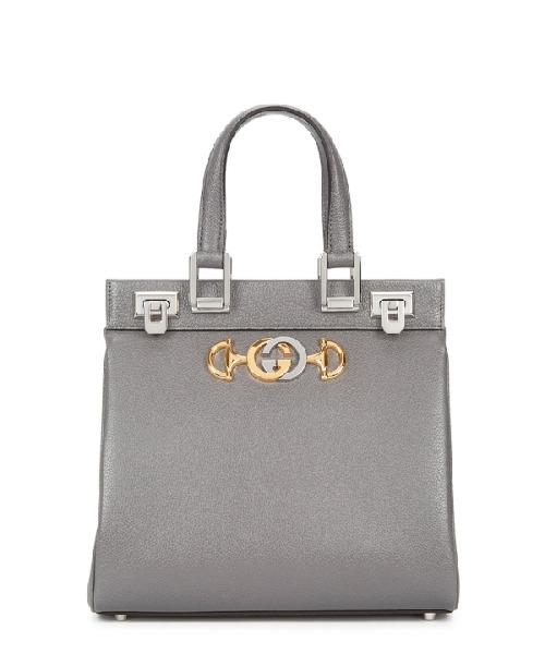 Gucci Monogram Leather Top Handle Crossbody