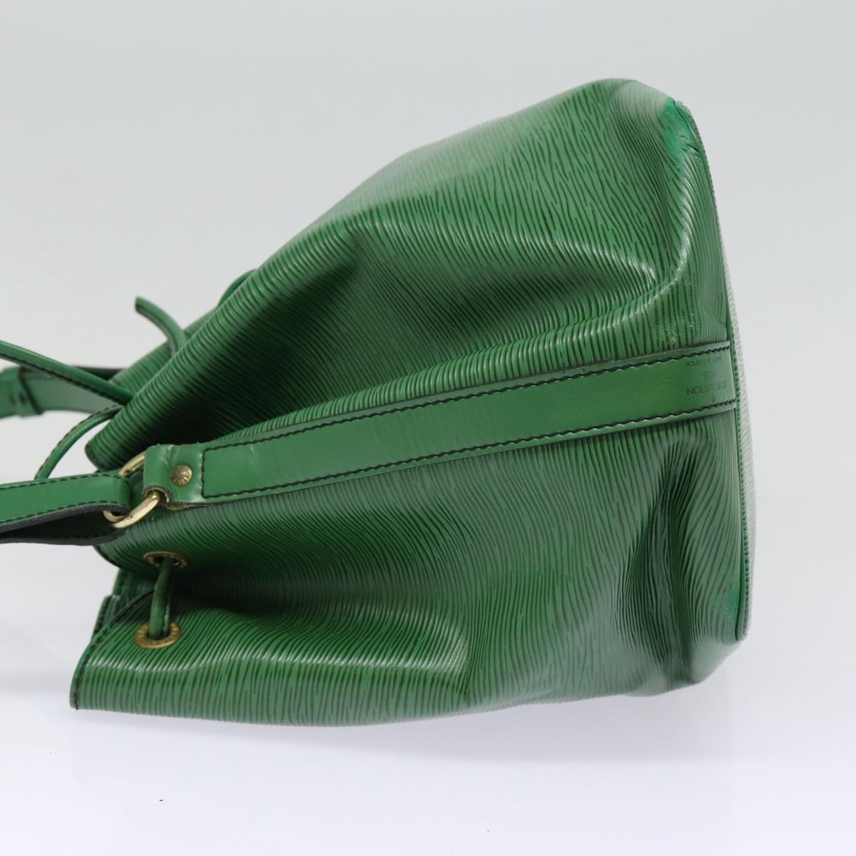 LOUIS VUITTON Epi Petit Noe Shoulder Bag Green LV Auth