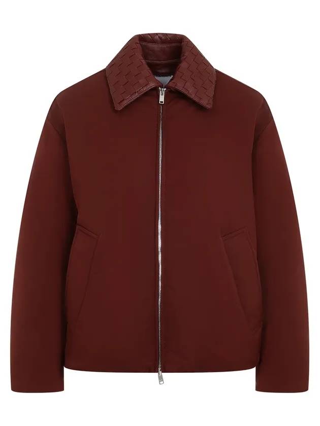 Luxury Bottega Veneta Tech Nylon Puffer Jacket Barolo