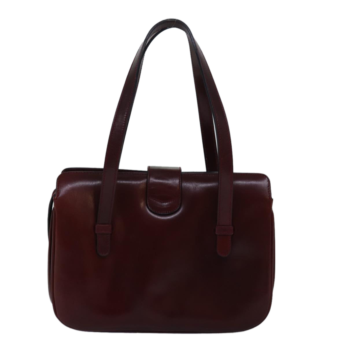 Luxury CELINE Hand Bag Leather Red 77466