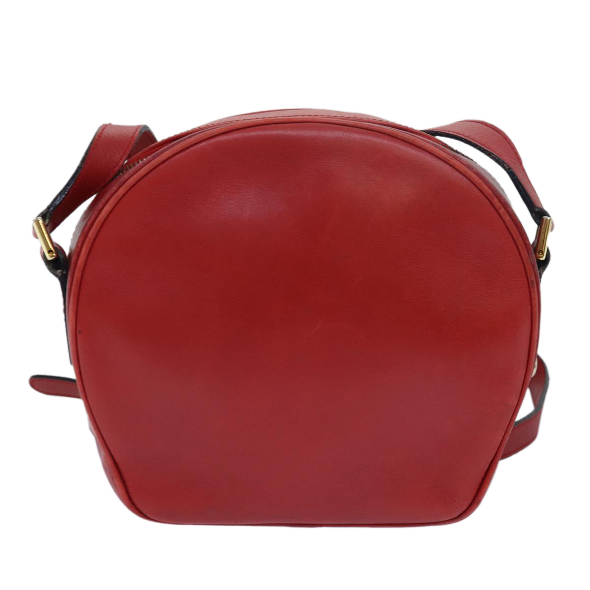 Luxury CELINE Shoulder Bag Leather Red 77720