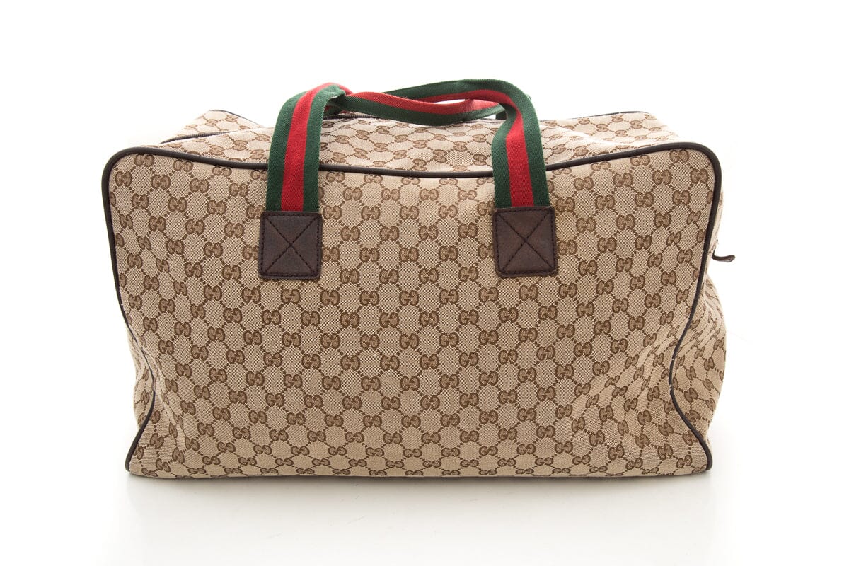 Gucci Leather Canvas Handbag Style 2