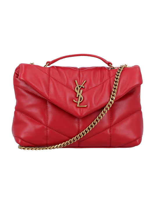 Luxury Saint Laurent Trending 2025 Women's Toy Puffer Mini Bag in Red Danger | 24A7593371EL07 Color 6937