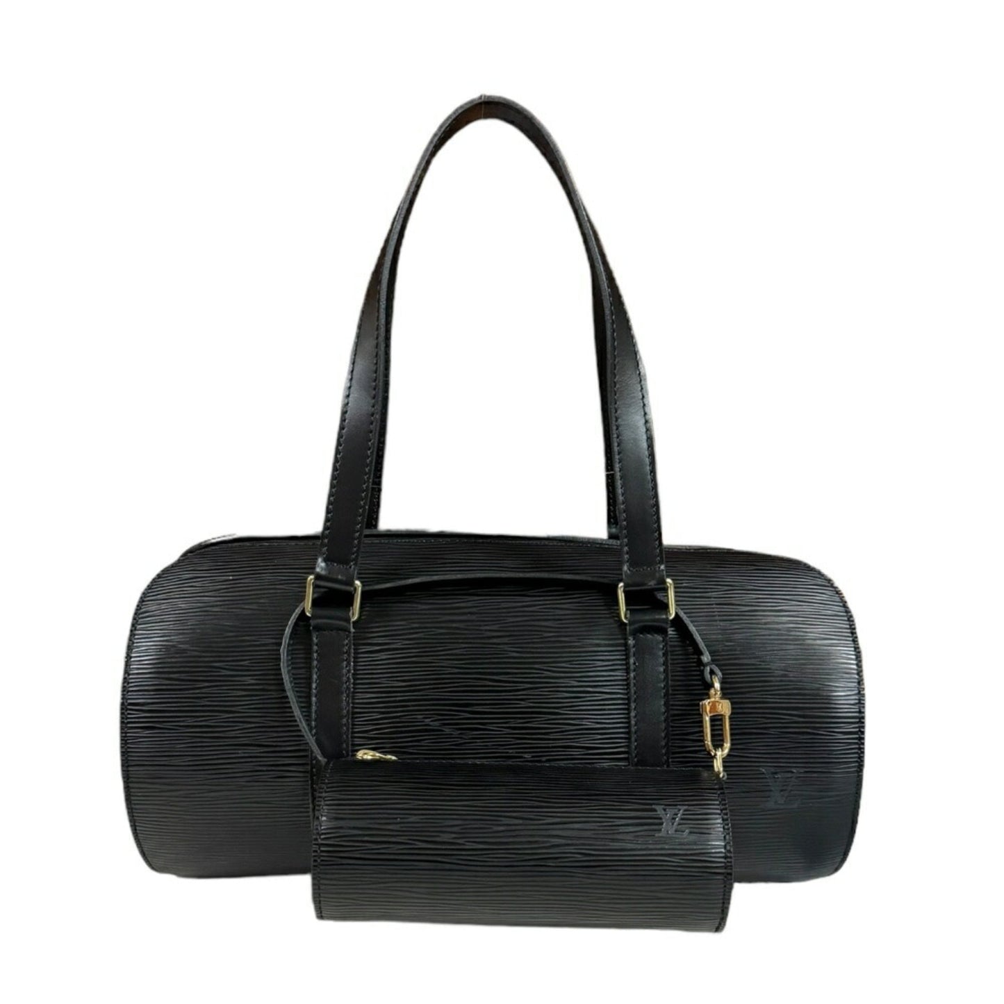 Louis Vuitton Epi Noir Epi Leather Handbag