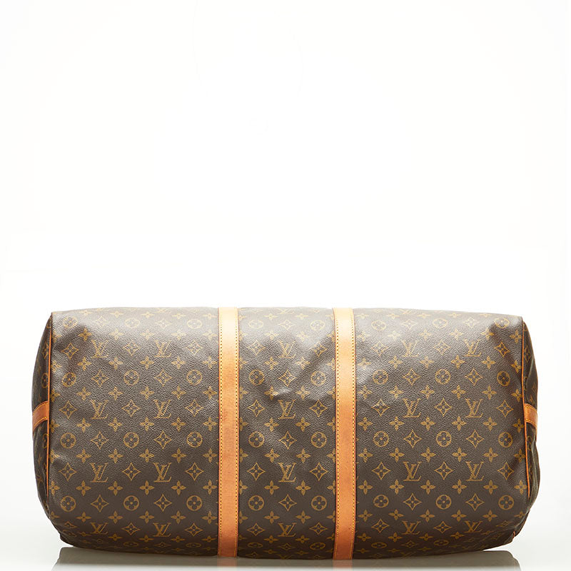 Louis Vuitton Brown Canvas Keepall Bandouli?®re 60 travel bag