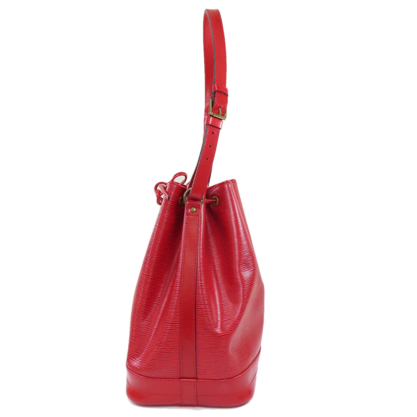 Louis Vuitton Red Leather Noe shoulder bag