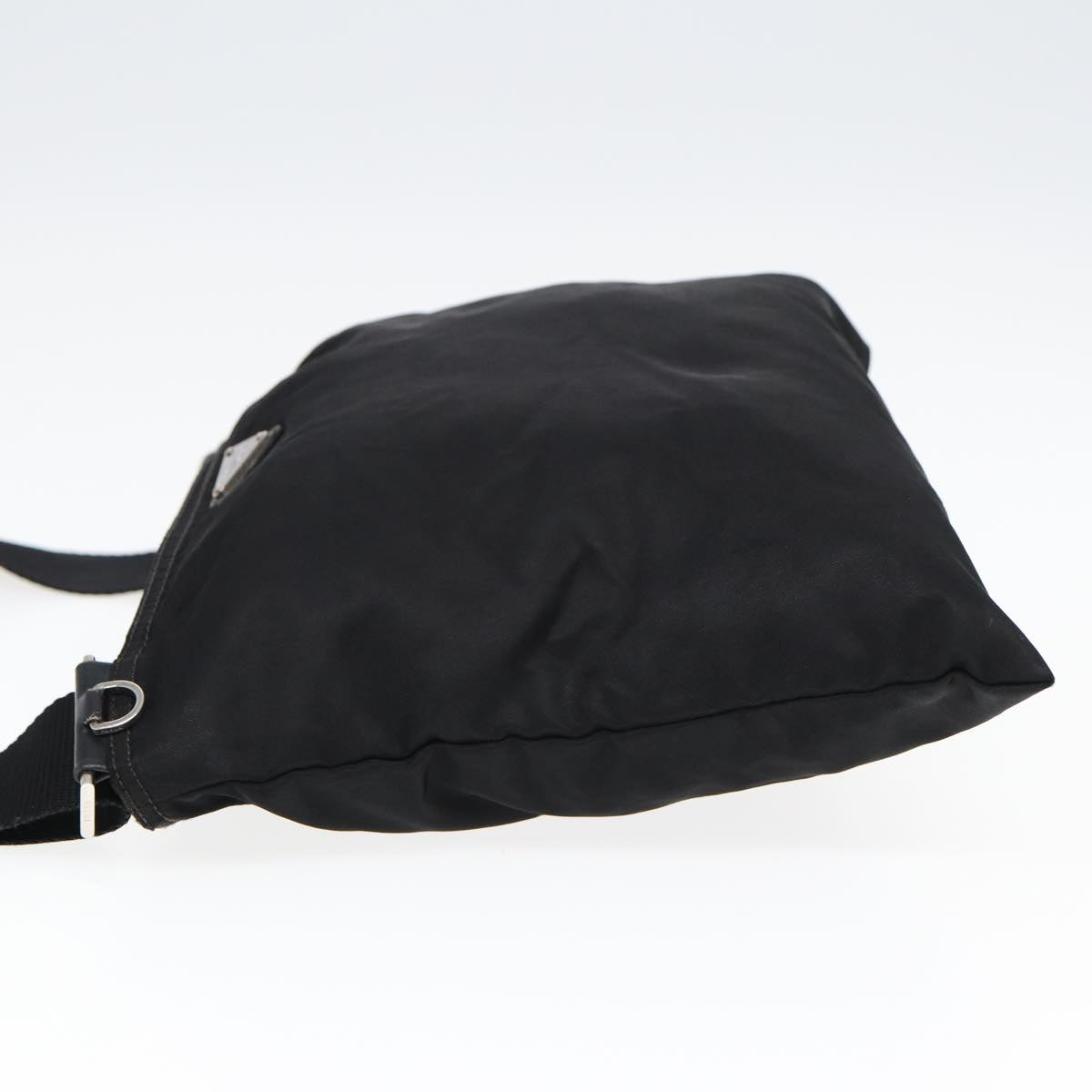 PRADA Shoulder Bag Nylon Black Auth