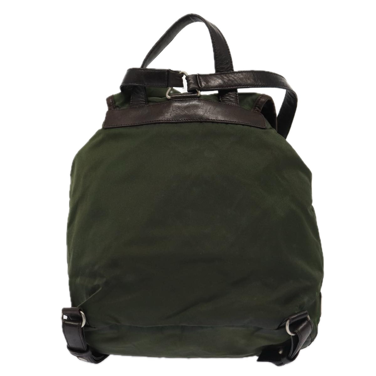PRADA Backpack Nylon Khaki Auth