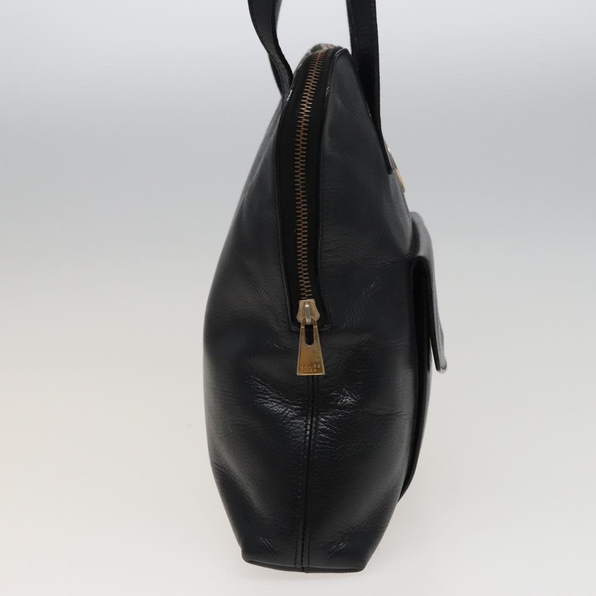 Luxury CELINE Shoulder Bag Leather Black 78547