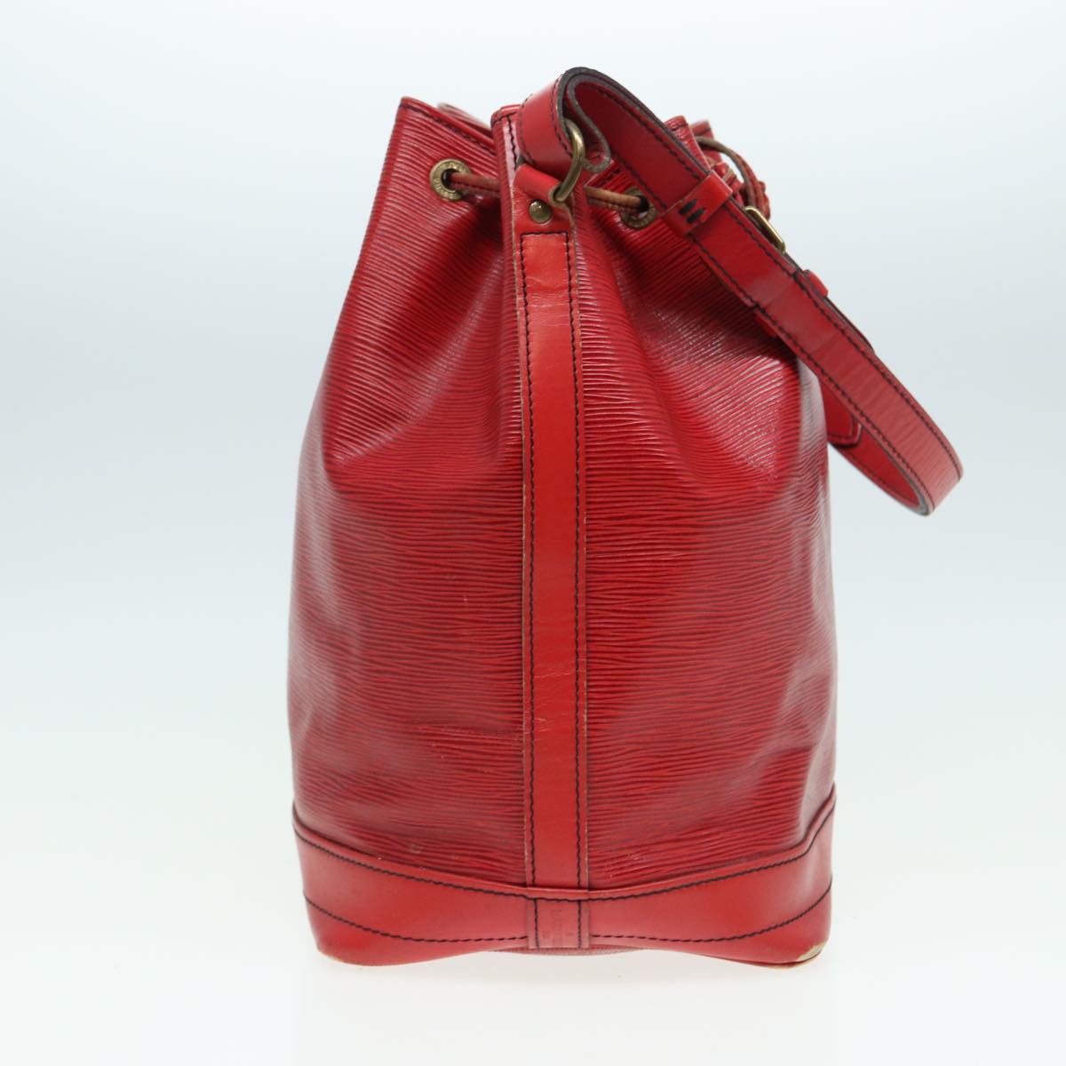 LOUIS VUITTON Epi Noe Shoulder Bag Red M44007 LV Auth 78599