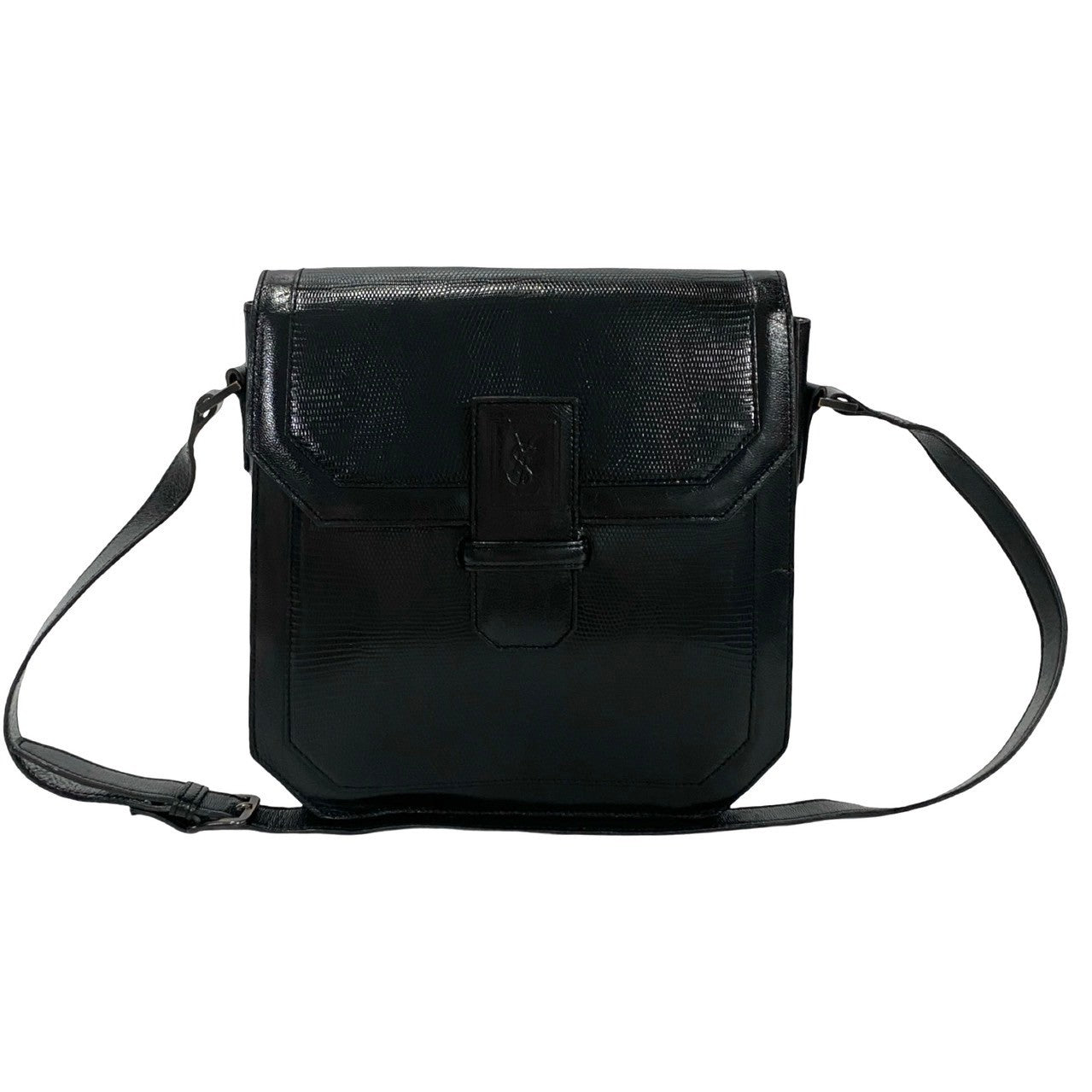 YVES SAINT LAURENT Shoulder Bag leather black logo Women