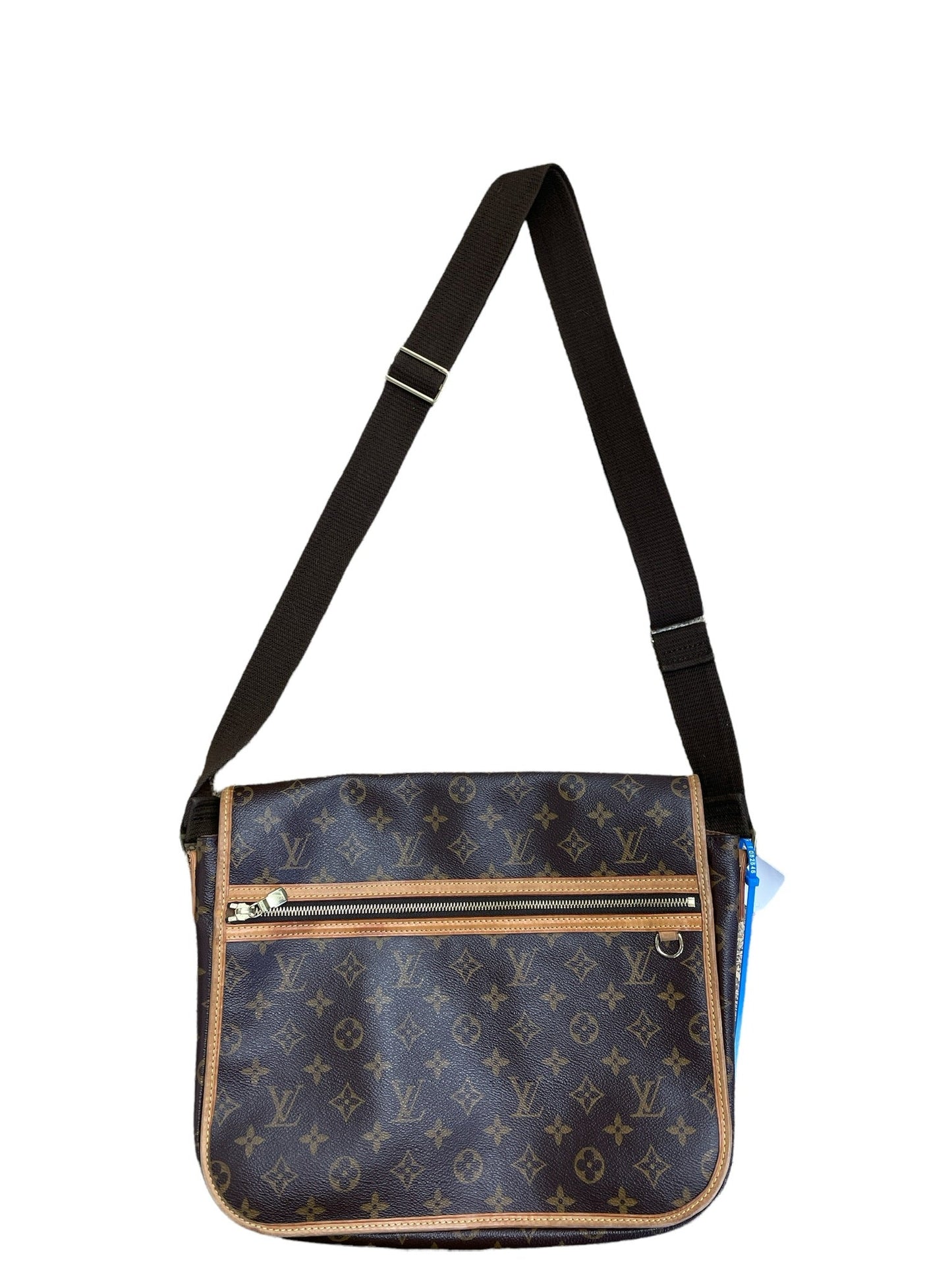 Handbag Luxury Designer By Louis Vuitton Bosphore Messenger Bag Monogram canvas GM Size: Medium