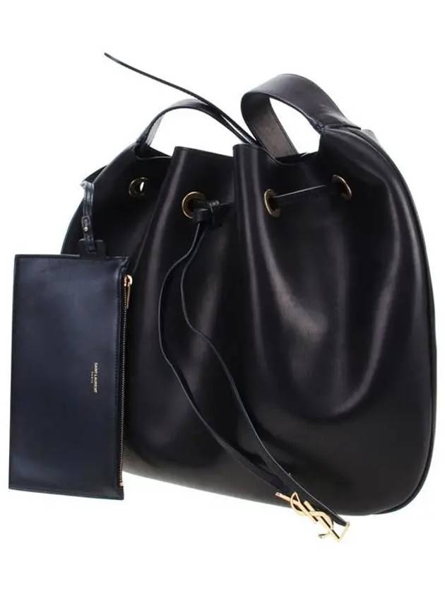 Luxury Saint Laurent Trending 2025 Monogram Leather Shoulder Bag Black