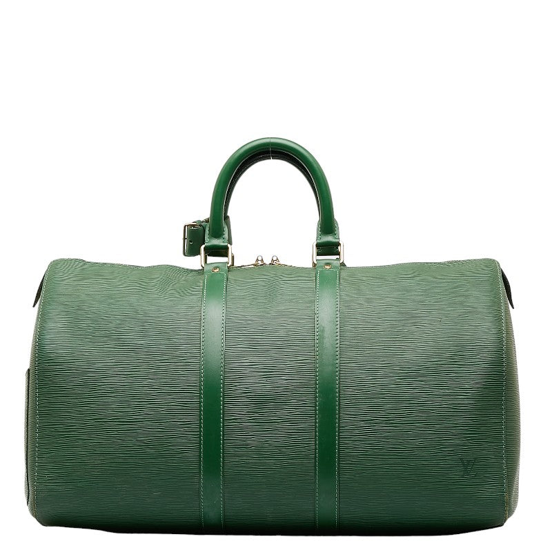 Louis Vuitton Epic Kypopur 45 Boston Bag Travel Bag Borneo Green Leather Ladies Louis Vuitton