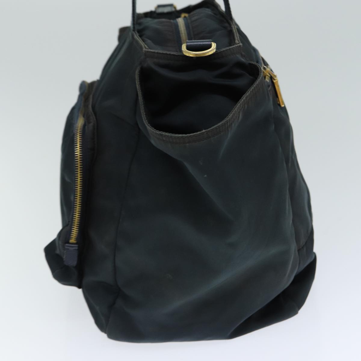 PRADA Tote Bag Nylon 2way Green Auth