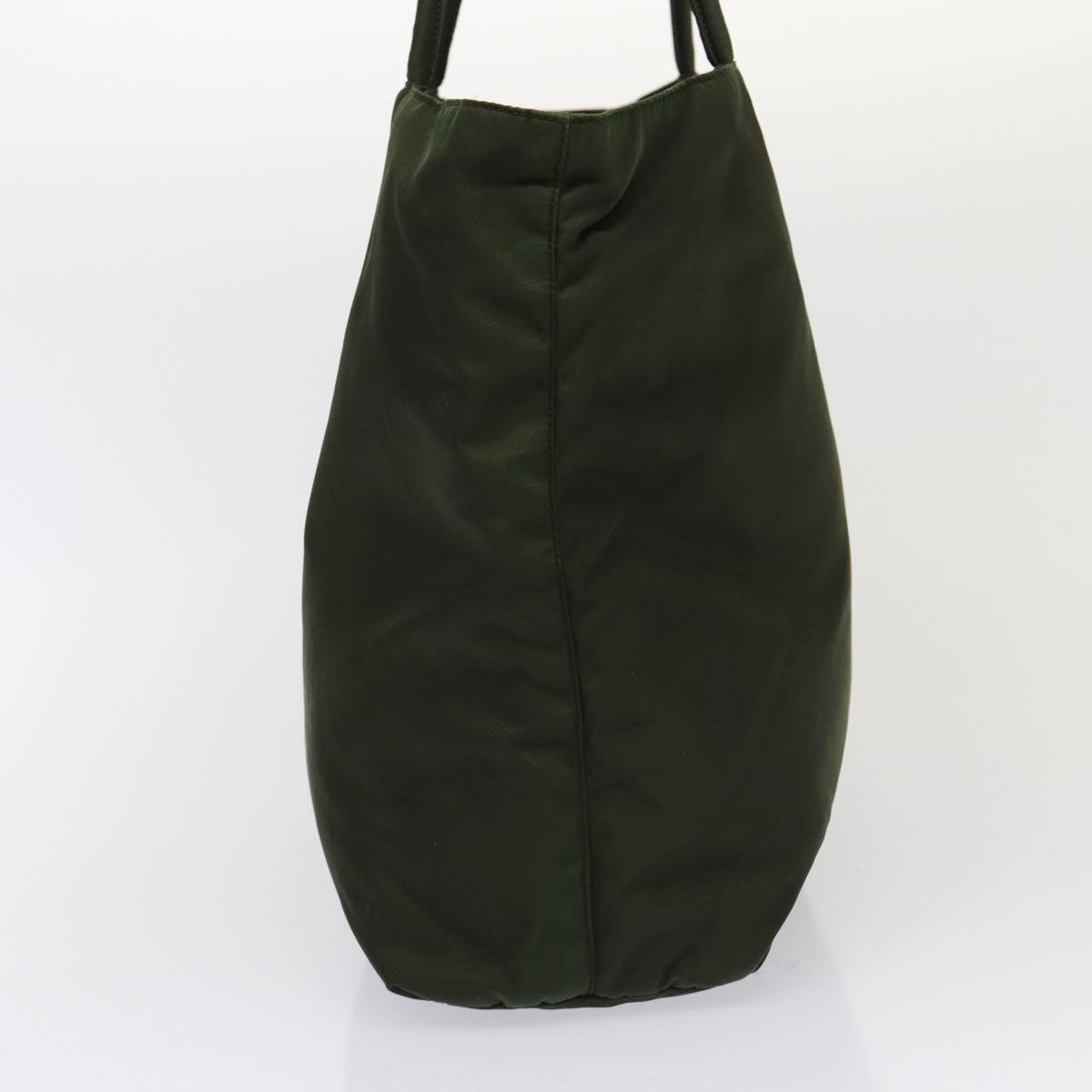 PRADA Tote Bag Nylon Khaki Auth