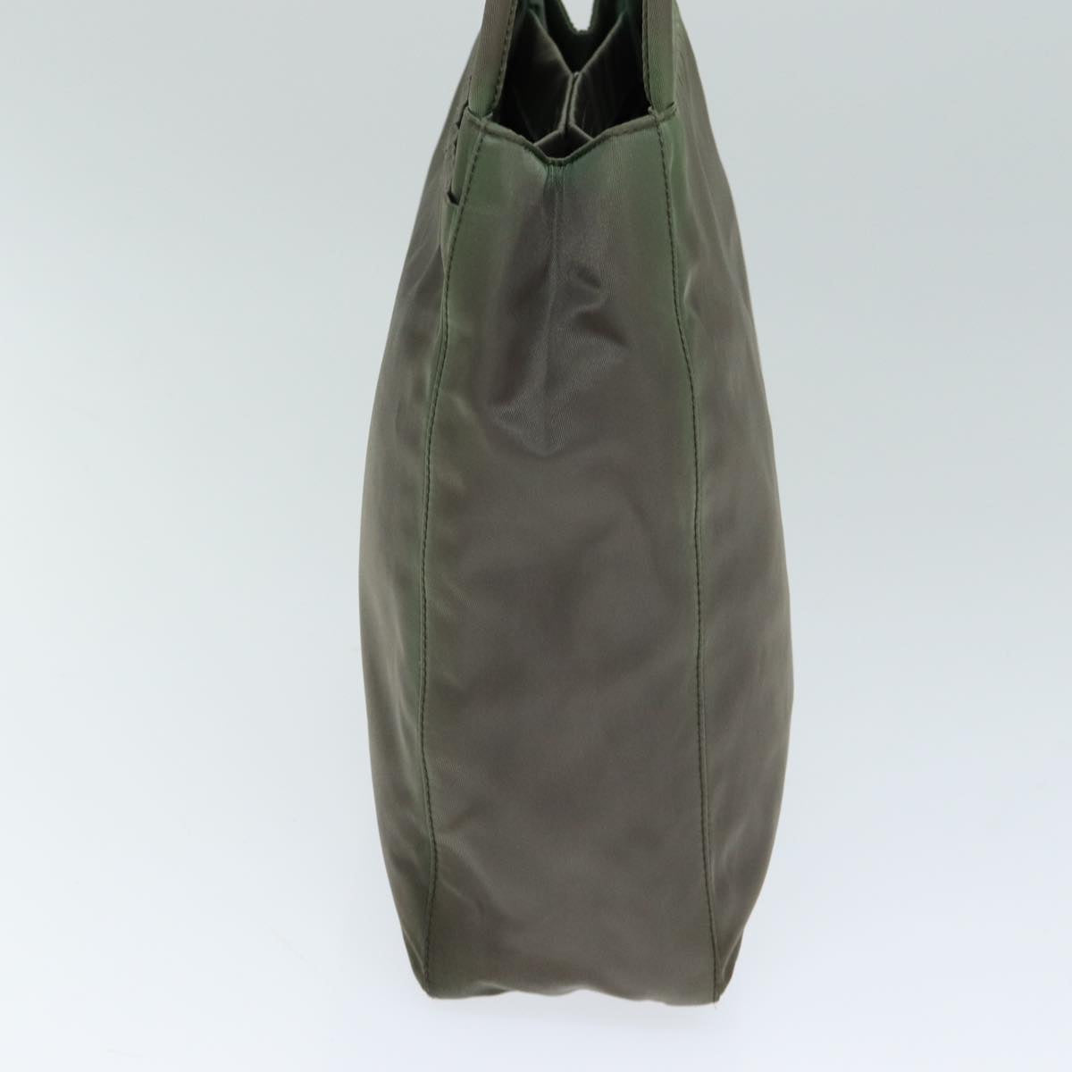 PRADA Tote Bag Nylon Gray Auth