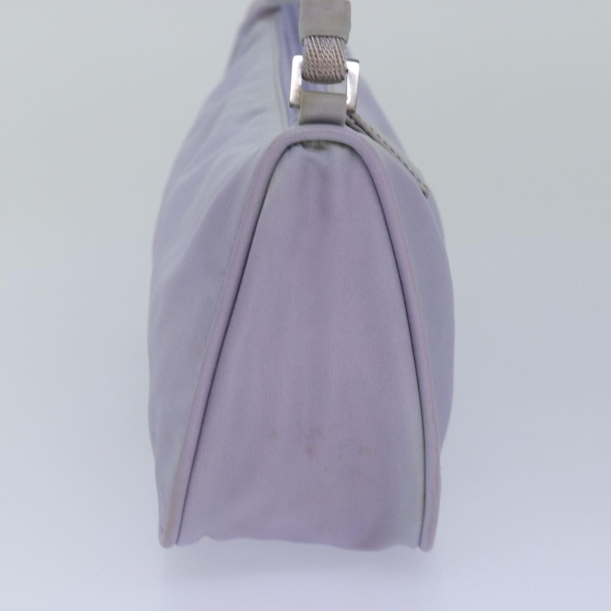 PRADA Accessory Pouch Nylon Purple Auth Luxury Handbag