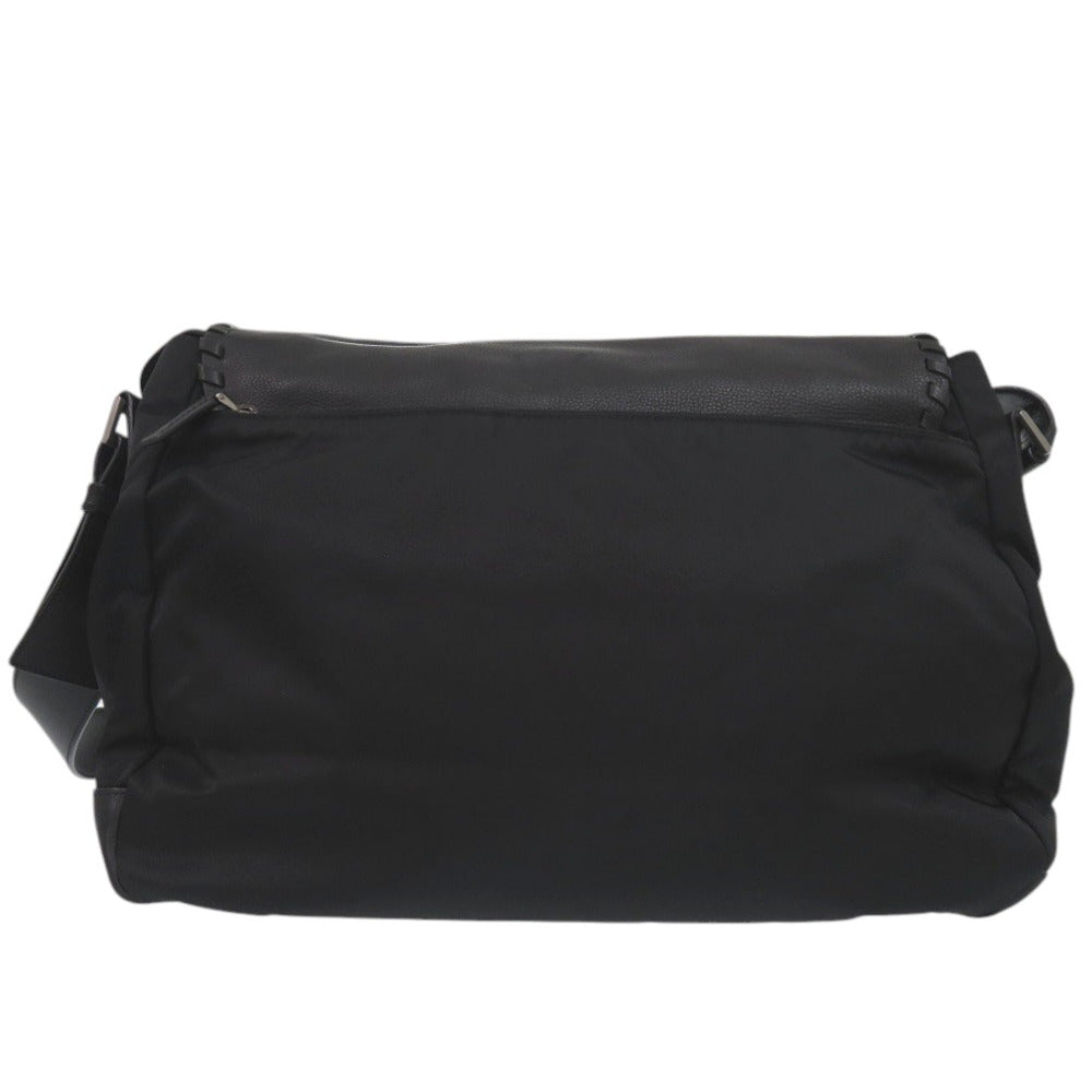PRADA Shoulder Bag leather NERO