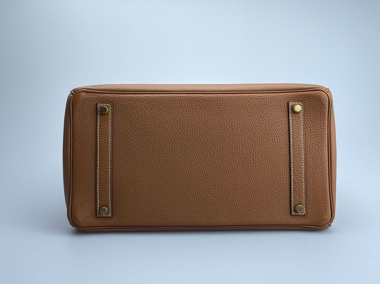 Hermes Birkin 35 in gold Togo leather