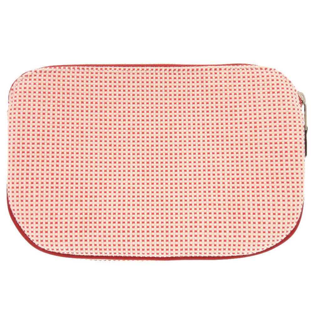 HERMES Pouch cotton cognac Echape Women
