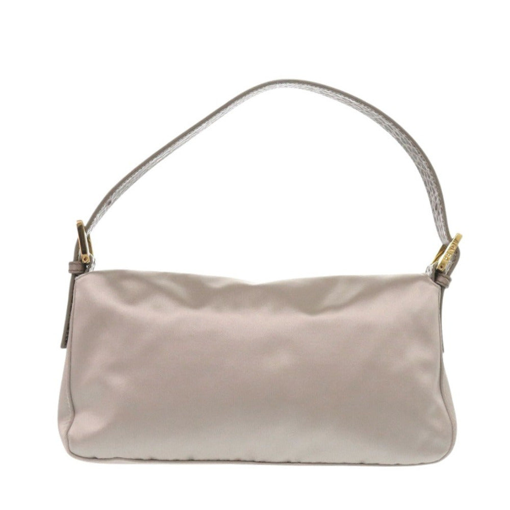 FENDI Handbag 8BR600 TG2 Satin, Leather Gurege Mamma Bucket Women