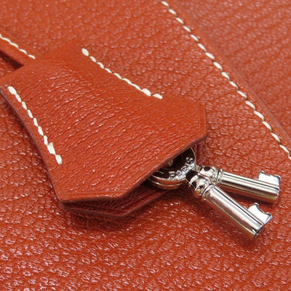 HERMES Business bag Buffl Brown Kirius Women