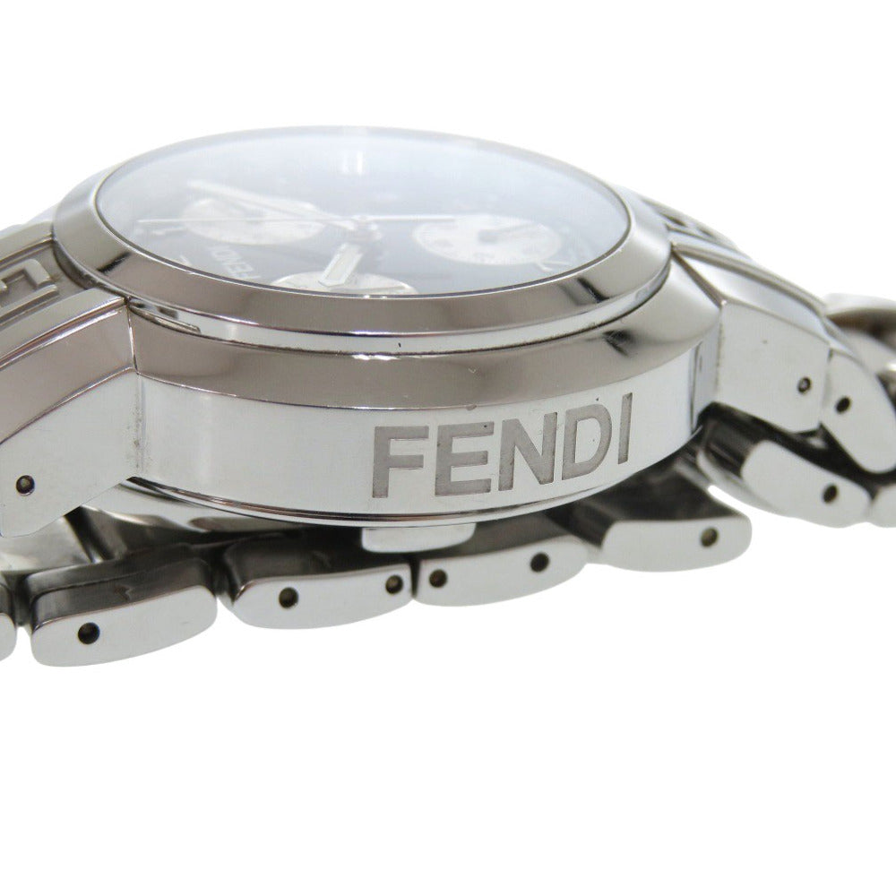FENDI Watches Quartz 031-4500G-756 Stainless Steel black Horology Chronograph black dial