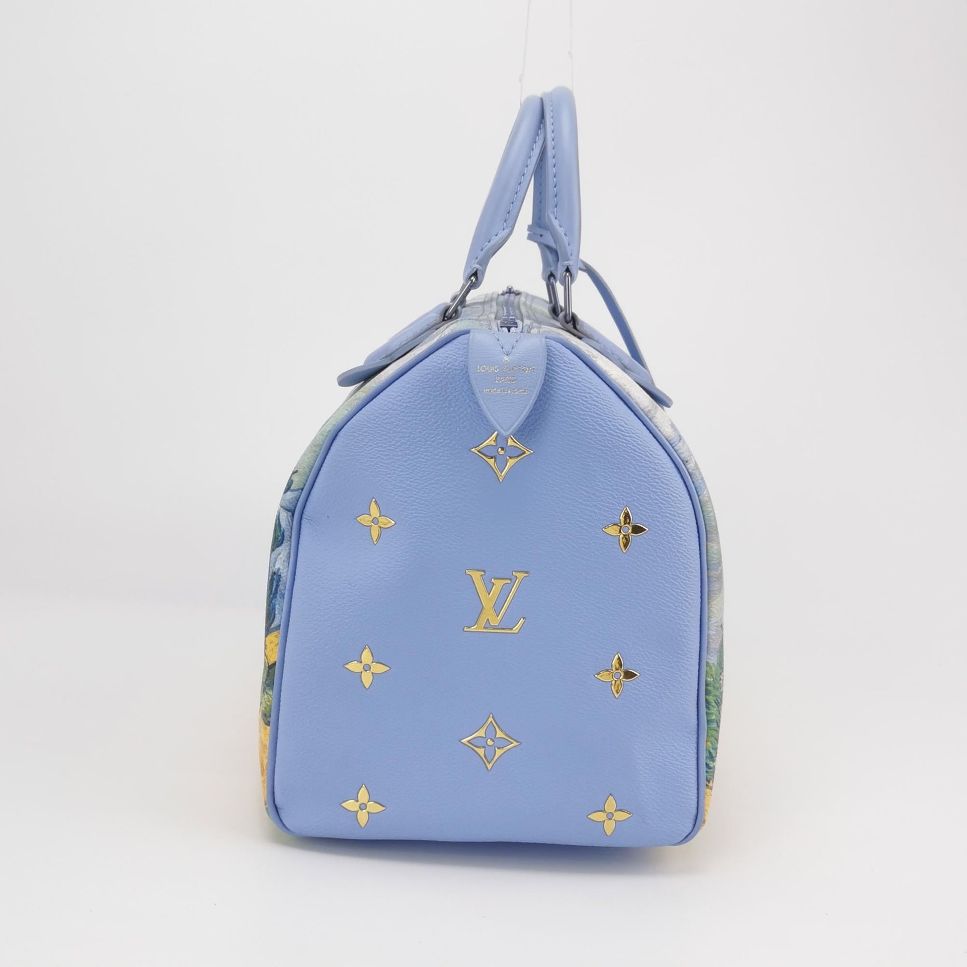 Louis Vuitton x Jeff Koons Speedy 30 Van Gogh Top Handle Bag 2017