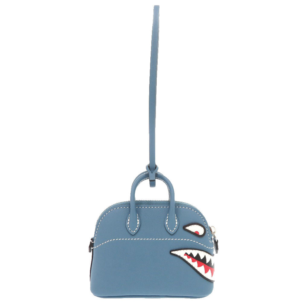 HERMES Handbag Vaux Swift new blue gene Bolid Shark