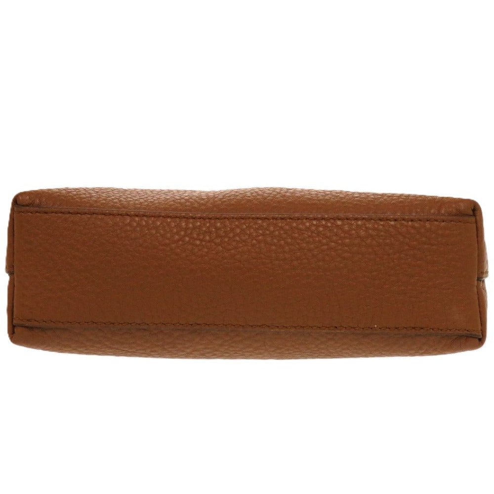 PRADA Pouch leather Brown