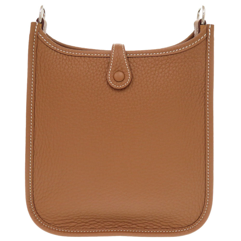 HERMES Shoulder Bag Taurillon Clemence gold Evelyn TPM Amazone