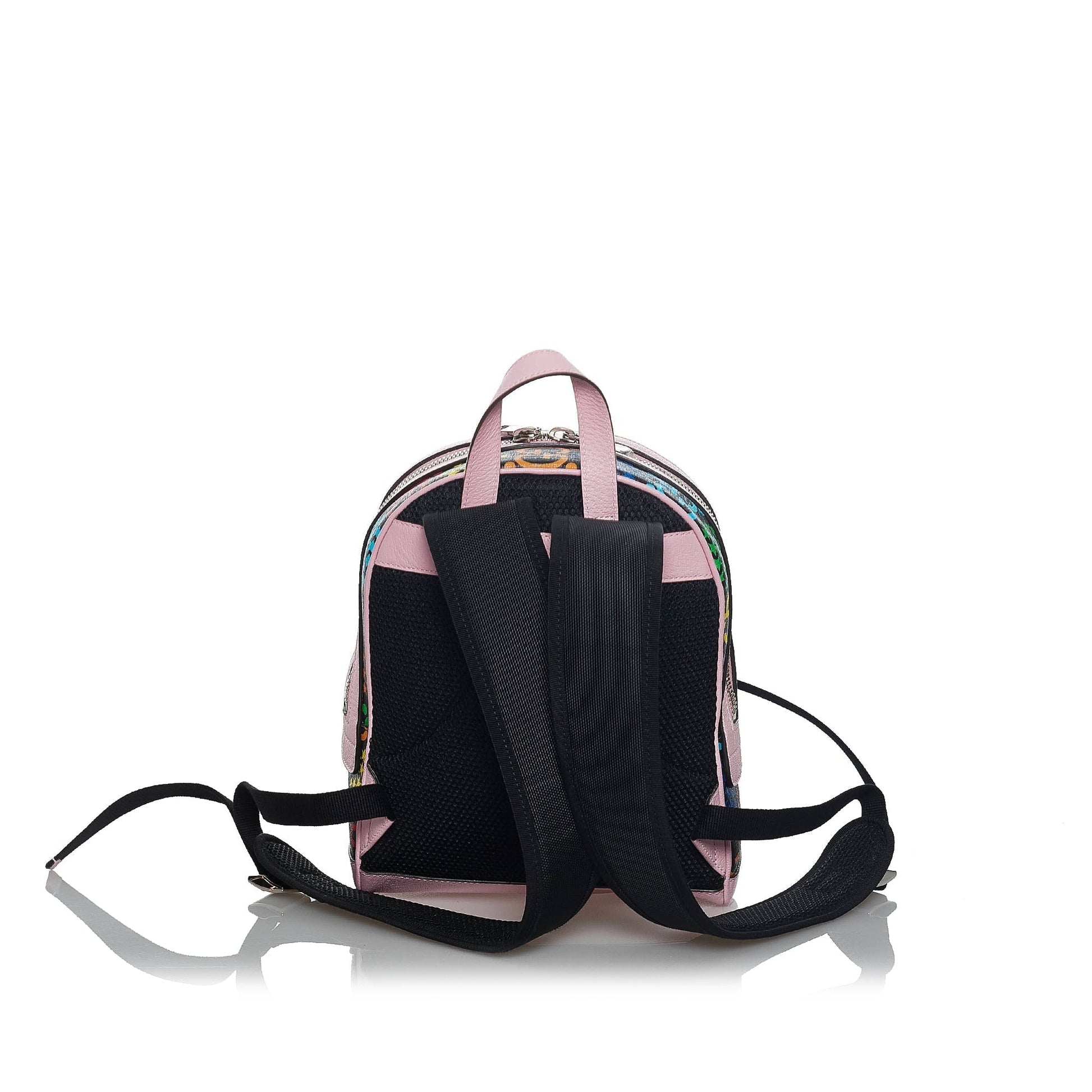 Gucci GG Supreme Leather Canvas Backpack Style 1