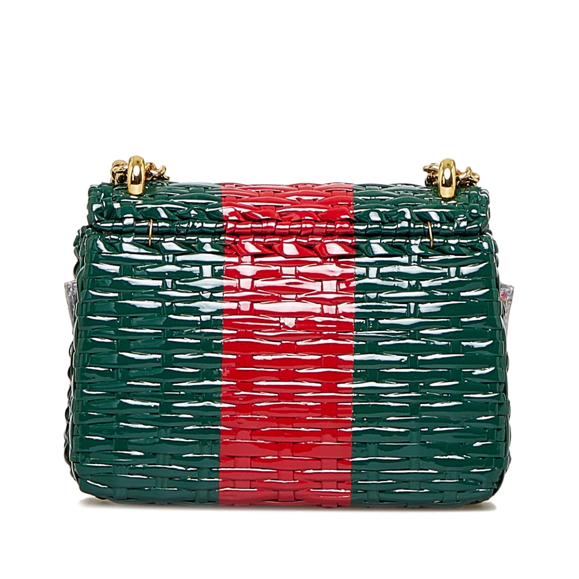 Gucci GG Marmont Green Chain Crossbody