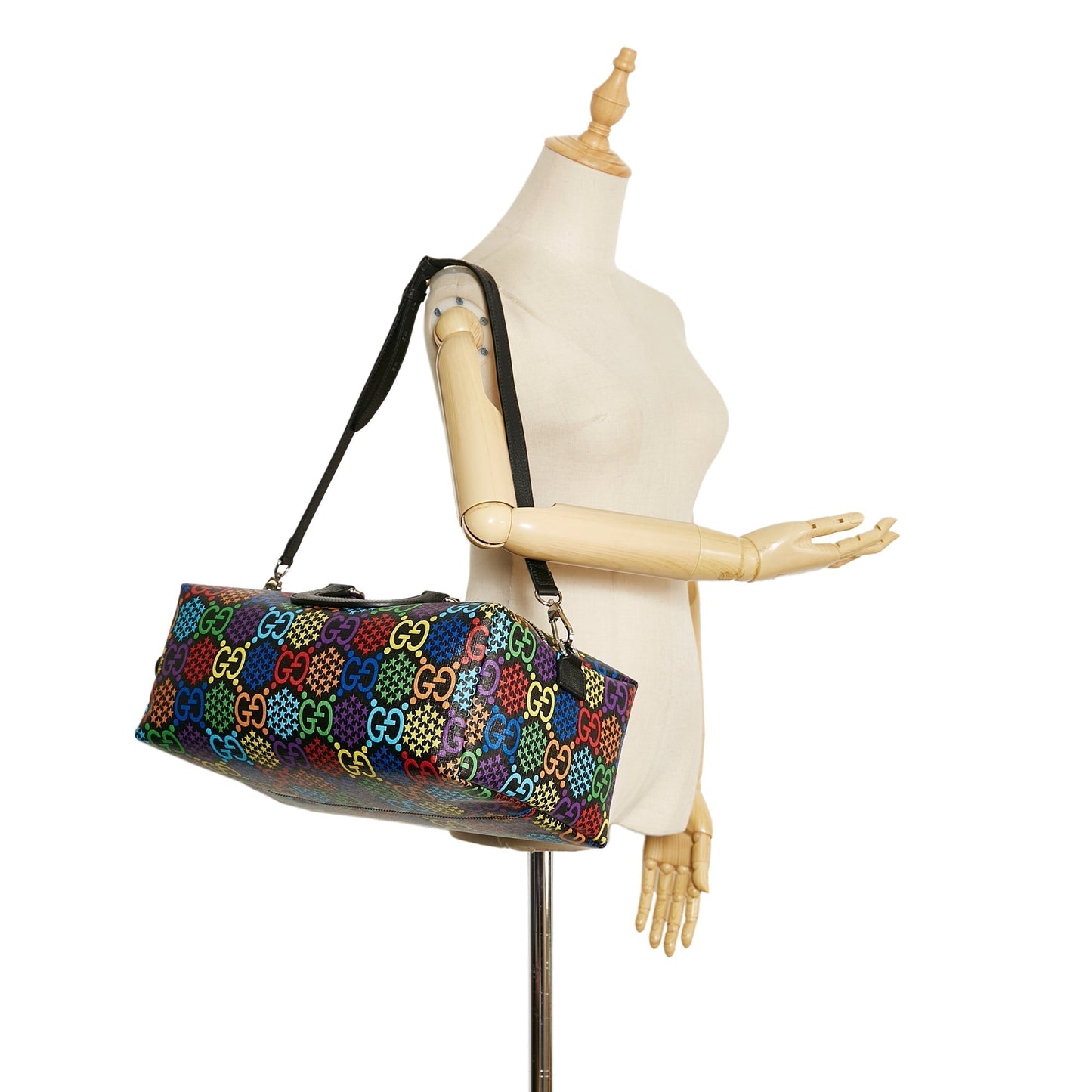 Gucci Canvas Top Handle Handbag