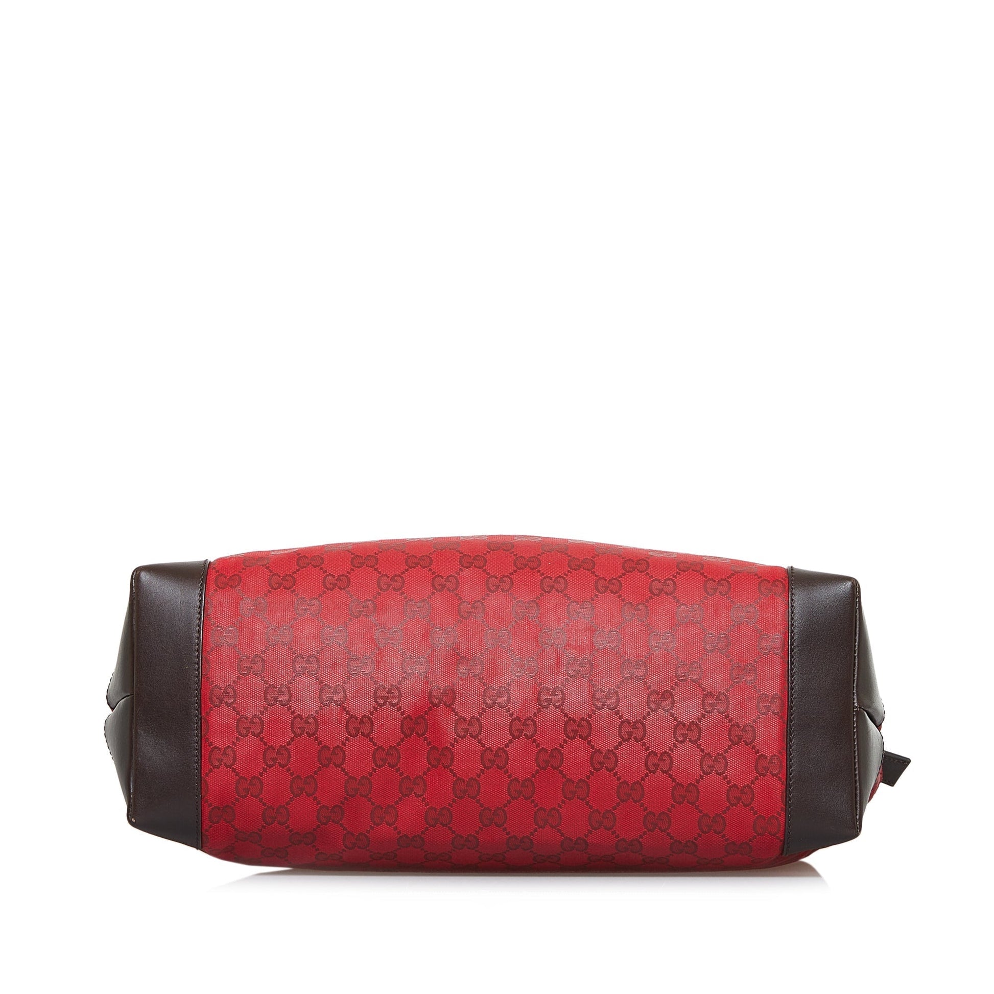 Gucci Leather Canvas Tote