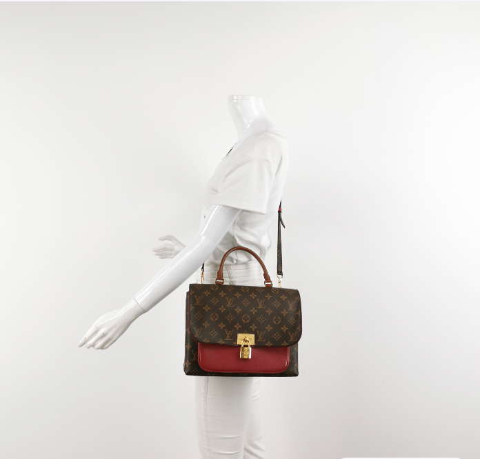 Louis Vuitton (LV) Marignan 28cm red 027852700790