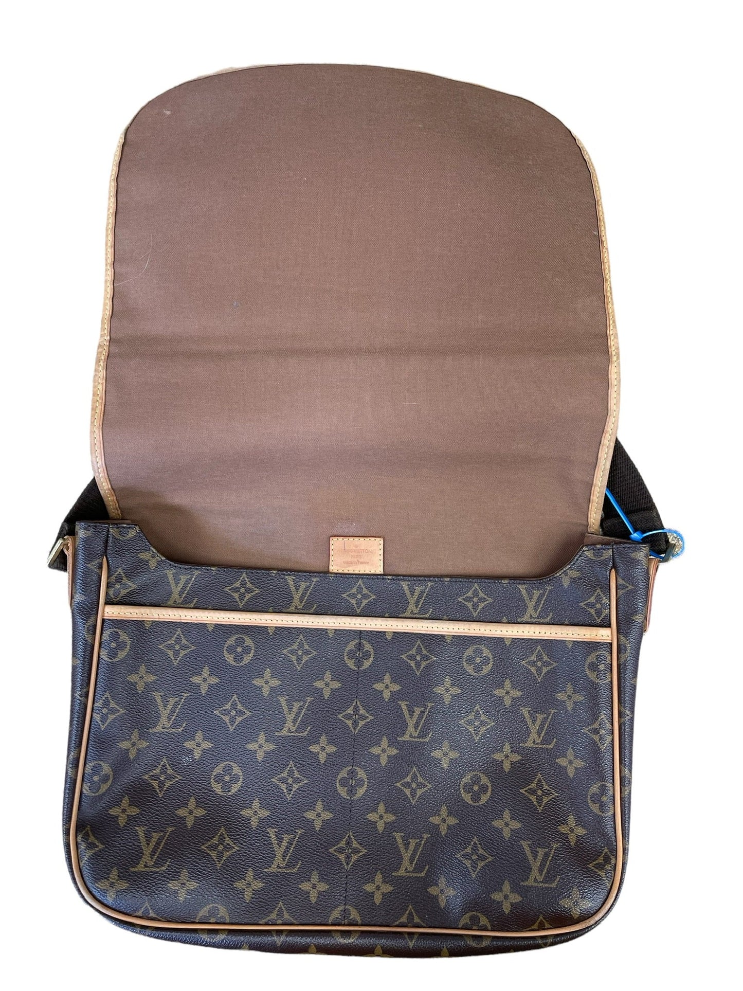 Handbag Luxury Designer By Louis Vuitton Bosphore Messenger Bag Monogram canvas GM Size: Medium