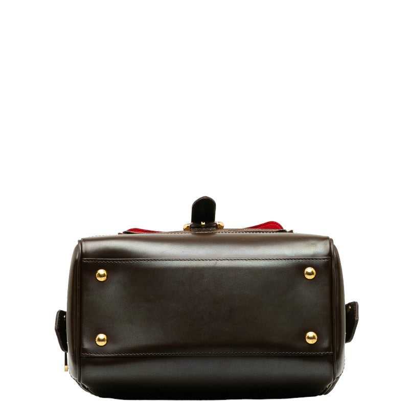 Louis Vuitton Louis Vuitton Damière Handbag PVC/Leather Brown