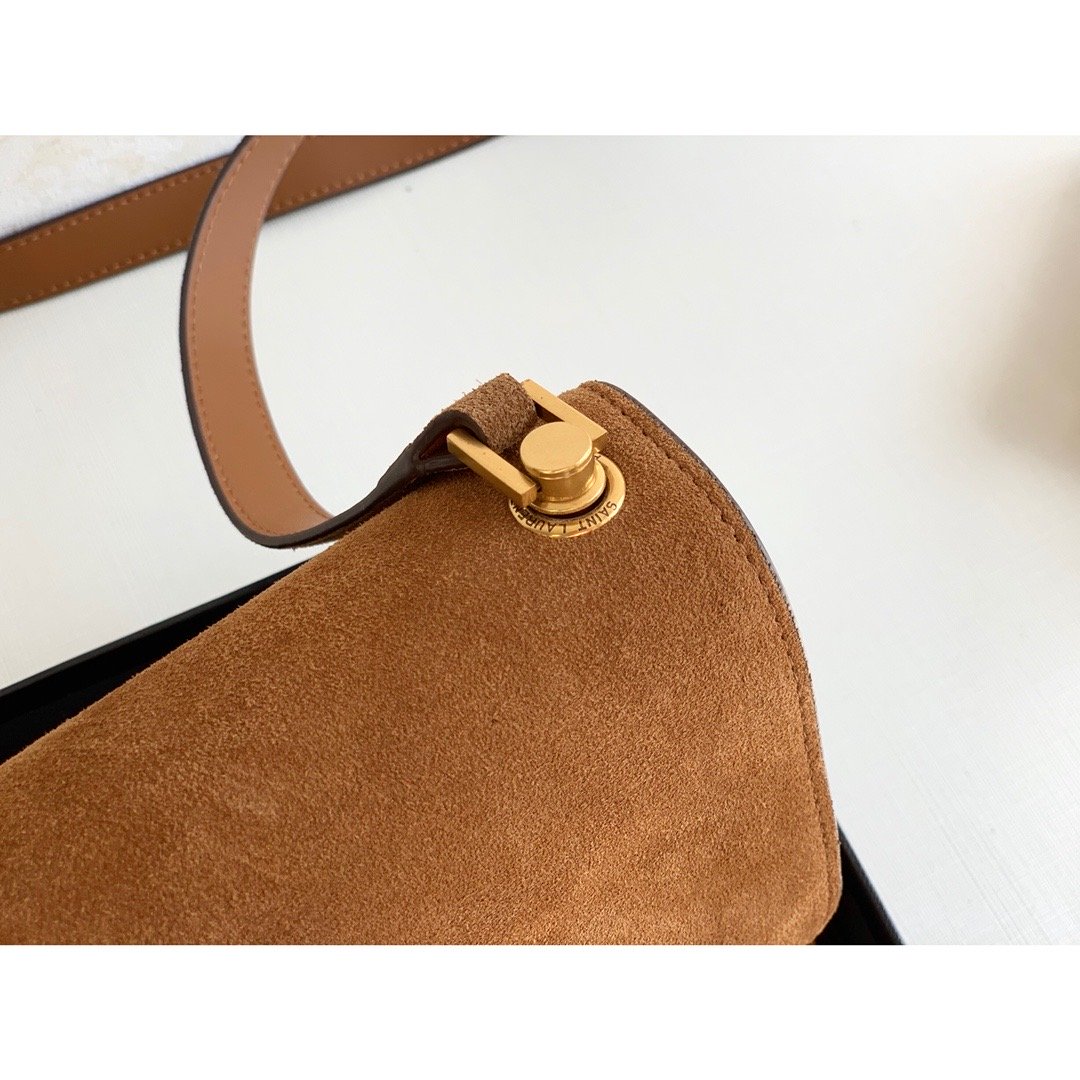 Yves Saint Laurent Le Carre Satchel Brown